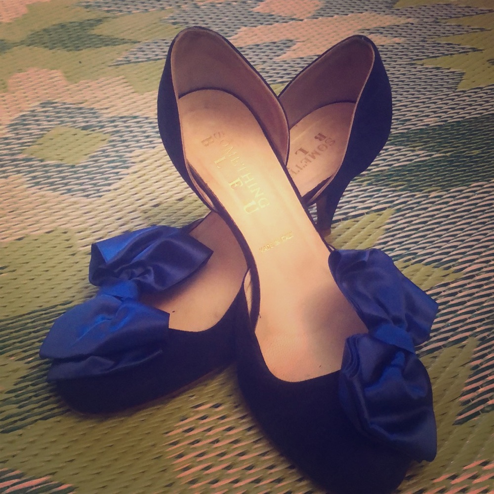 Something Bleu size 7 shoes BHLDN (Anthropologie)